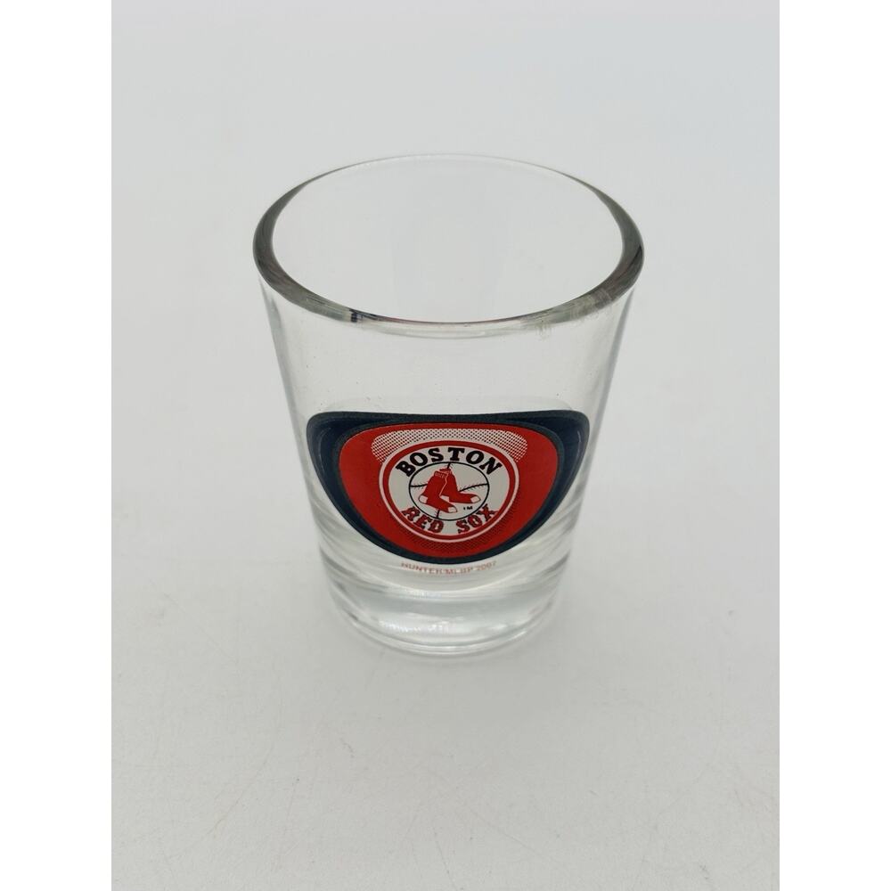 MLB Boston Red Sox 1 oz Shot Glass Round.